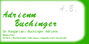 adrienn buchinger business card